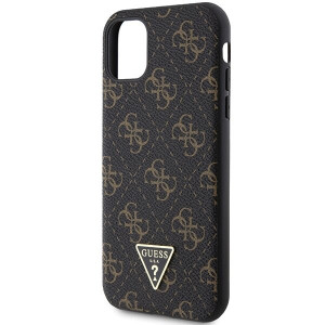 Оригинален гръб GUESS 4G Triangle Metal Logo - iPhone 11 черен - Img 6