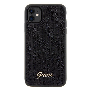 Оригинален гръб GUESS Disco Metal Script - iPhone 11 черен - Img 3
