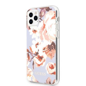 Оригинален гръб GUESS Flower GUHCN65IMLFL02 - iPhone 11 Pro Max лилав - Img 2