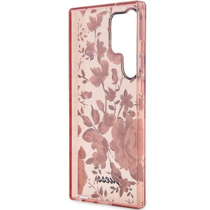 Оригинален гръб GUESS Flower GUHCS23LHCFWSP - Samsung Galaxy S23 Ultra розов - Img 7