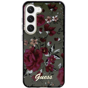 Оригинален гръб GUESS Flower GUHCS23MHCFWSA - Samsung Galaxy S23+ каки - Img 3