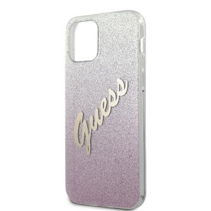 Оригинален гръб GUESS Glitter Gradient GUHCP12MPCUGLSPI - iPhone 12 / 12 Pro розов - Img 6