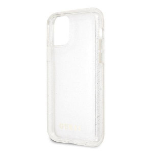 Оригинален гръб GUESS Glitter GUHCN58PCGLSI - iPhone 11 Pro сребрист - Img 7