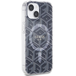 Оригинален гръб GUESS IML GCube MagSafe - iPhone 15 Plus / 14 Plus черен - Img 4