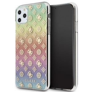 Оригинален гръб GUESS Iridescent 4G Peony - iPhone 11 Pro Max многоцветен - Img 1