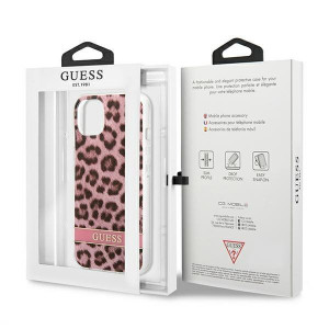Оригинален гръб GUESS Leopard GUHCP13SHSLEOP - iPhone 13 mini розов - Img 8