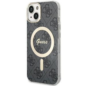 Оригинален гръб GUESS MagSafe - iPhone 15 Plus / 14 Plus черен - Img 1