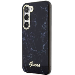 Оригинален гръб GUESS Marble GUHCS23SPCUMAK - Samsung Galaxy S23 черен - Img 2