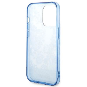 Оригинален гръб GUESS Porcelain GUHCP14LHGPLHB - iPhone 14 Pro син - Img 7