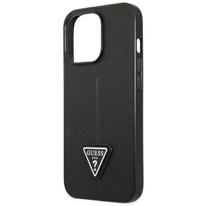Оригинален гръб GUESS Saffiano Triangle Logo GUHCP14LPSATLK - iPhone 14 Pro черен - Img 6