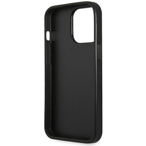 Оригинален гръб GUESS Saffiano Triangle Logo GUHCP14XPSATLG - iPhone 14 Pro Max сребрист - Img 7