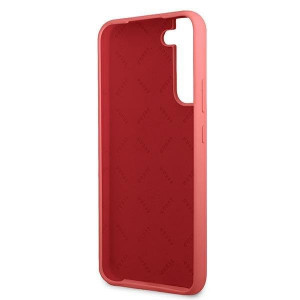 Оригинален гръб GUESS Silicone Script Metal Logo GUHCS22MLSLMGFU - Samsung Galaxy S22+ циклама - Img 7