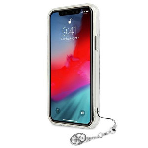 Оригинален гръб GUESS Silver Charms GUHCP12LKS4GSI - iPhone 12 Pro Max прозрачен - Img 5