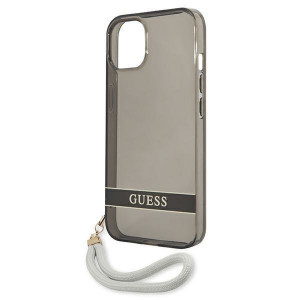 Оригинален гръб GUESS Translucent Strap GUHCP13SHTSGSK - iPhone 13 mini черен - Img 6