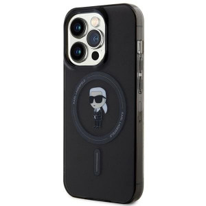 Оригинален гръб KARL LAGERFELD IML Ikonik MagSafe - iPhone 14 Pro Max черен - Img 2