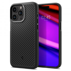 Оригинален гръб SPIGEN Core Armor - iPhone 15 Pro черен мат - Img 1