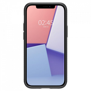 Оригинален гръб SPIGEN Liquid Air - iPhone 12 mini черен мат - Img 3