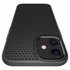 Оригинален гръб SPIGEN Liquid Air - iPhone 12 mini черен мат - Img 8