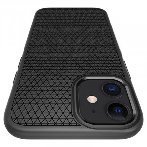 Оригинален гръб SPIGEN Liquid Air - iPhone 12 mini черен мат - Img 18
