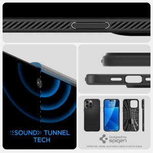 Оригинален гръб SPIGEN Liquid Air - iPhone 14 Pro Max черен мат - Img 13