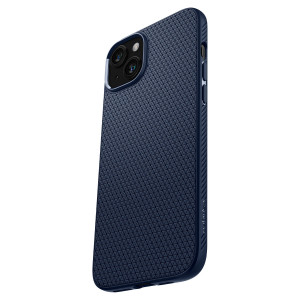 Оригинален гръб SPIGEN Liquid Air - iPhone 15 Plus тъмносин - Img 7