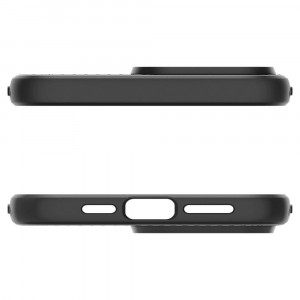 Оригинален гръб SPIGEN Liquid Air - iPhone 15 Pro черен мат - Img 5