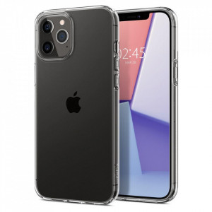 Оригинален гръб SPIGEN Liquid Crystal - iPhone 12 / 12 Pro кристалнопрозрачен - Img 10