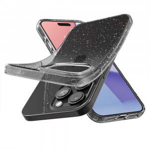Оригинален гръб SPIGEN Liquid Crystal - iPhone 15 Pro прозрачен с блясък - Img 6