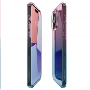 Оригинален гръб SPIGEN Liquid Crystal - iPhone 15 Pro Gradation розов - Img 8