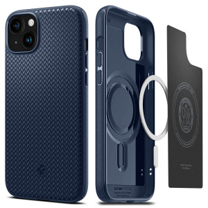Оригинален гръб SPIGEN Mag Armor MagSafe - iPhone 15 Plus тъмносин - Img 1