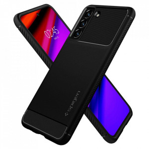 Оригинален гръб SPIGEN Rugged Armor - Samsung Galaxy S21 FE 5G черен мат - Img 6