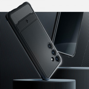 Оригинален гръб SPIGEN Rugged Armor - Samsung Galaxy S24+ черен мат - Img 12