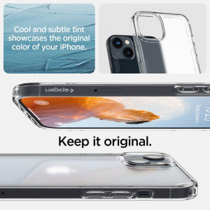 Оригинален гръб SPIGEN Ultra Hybrid - iPhone 14 Plus Frost Clear - Img 6