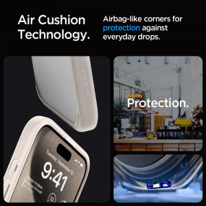 Оригинален гръб SPIGEN Ultra Hybrid - iPhone 15 Pro natural titanium - Img 4