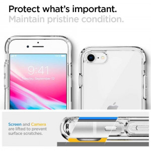 Оригинален гръб SPIGEN Ultra Hybrid - iPhone 7 / 8 кристалнопрозрачен - Img 17
