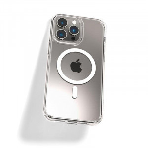 Оригинален гръб SPIGEN Ultra Hybrid MagSafe - iPhone 14 Pro Max бял - Img 13