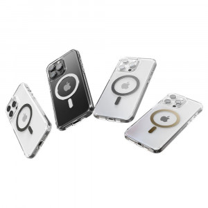 Оригинален гръб SPIGEN Ultra Hybrid MagSafe - iPhone 15 Pro Max бял - Img 9
