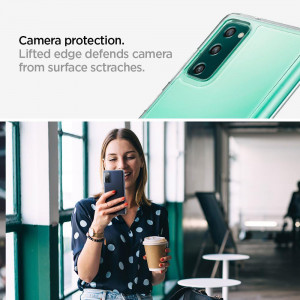 Оригинален гръб SPIGEN Ultra Hybrid - Samsung Galaxy S20 FE / S20 FE 5G / S20 FE 2022 кристалнопрозрачен - Img 2