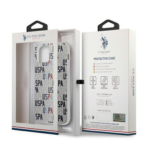 Оригинален гръб US POLO Logo Mania USHCP12LPCUSPA6 - iPhone 12 Pro Max бял - Img 10