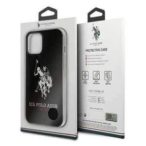 Оригинален гръб US POLO Shiny Big Logo USHCP12LTPUHRBK - iPhone 12 Pro Max черен - Img 5