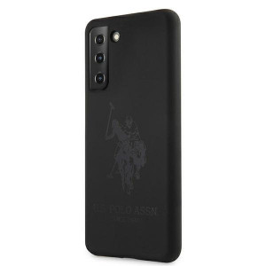 Оригинален гръб US POLO Silicone - Tone USHCS21MSLHRTBK - Samsung Galaxy S21+ 5G черен - Img 2