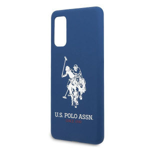 Оригинален гръб US POLO Silicone USHCS62SLHRNV - Samsung Galaxy S20 / S20 5G тъмносив - Img 3
