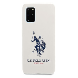 Оригинален гръб US POLO Silicone USHCS67SLHRWH - Samsung Galaxy S20+ / S20+ 5G бял - Img 5