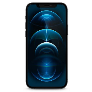 Оригинален закален стъклен протектор GUESS с магическо лого - iPhone 12 Pro Max - Img 4