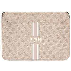 Оригинален калъф за лаптоп GUESS 4G Printed Stripes GUCS16P4RPSP 16" розов - Img 1