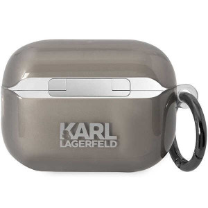 Оригинален калъф за слушалки Karl LAGERFELD Ikonik Karl KKLAP2HNIKTCK - AirPods Pro 2 черен - Img 2