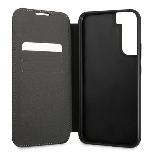 Оригинален калъф тип книга BMW M Collection Triangles BMBKS22MTRTBK - Samsung Galaxy S22+ черен - Img 6