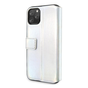 Оригинален калъф тип книга GUESS Iridescent GUFLBKN58BLD - iPhone 11 Pro сребрист - Img 5