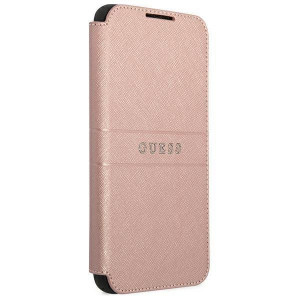 Оригинален калъф тип книга GUESS Saffiano Stripe GUBKS22MPSASBPI - Samsung Galaxy S22+ розов - Img 3