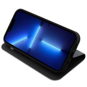 Оригинален калъф тип книга KARL LAGERFELD Saffiano Monogram KLBKP14XSAKLHPG - iPhone 14 Pro Max сребрист - Img 6